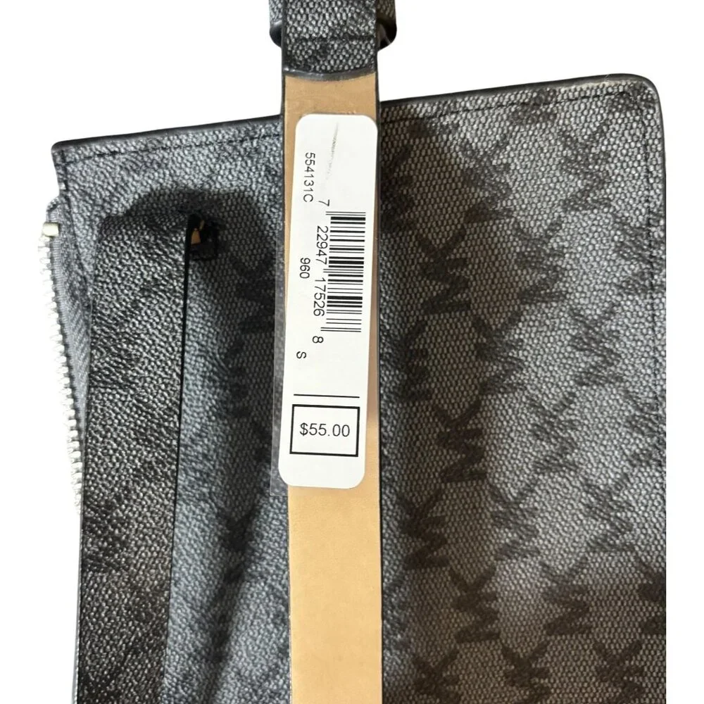 Michael Kors Womens Monogram Belt Bag /Fanny Bag With Chain Strap & Zip Closure